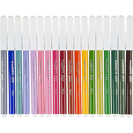 Фломастеры Carioca Joy 36 цветов с вентилируемыми колпачками смываемые фото Фломастеры Carioca Joy 36 цветов с вентилируемыми колпачками смываемые