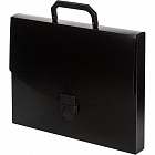 Папка-портфель пластиковая Attache A4 черная (317х240 мм, 1 отделение) Фото 0