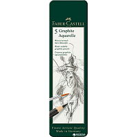 Набор карандашей чернографитных Faber-Castell Graphite Aquarelle HB-8B (5 штук в упаковке)