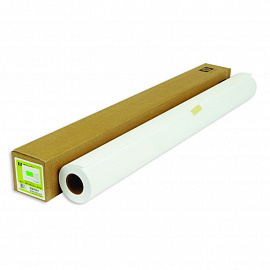 Бумага широкоформатная HP Bright White InkJet (90 г/кв.м, длина 45.7 м, ширина 914 мм, диаметр втулки 50.8 мм, C6036A)