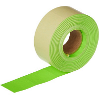 Этикет-лента прямоугольная зеленая 29х28 мм стандарт (10 рулонов по 700 этикеток)