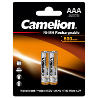 Аккумулятор ААА 800 мАч Camelion 2 штуки в упаковке Ni-Mh