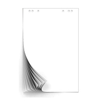 Бумага для флипчартов Attache 67.5х98 см белая 50 листов (80 г/кв.м, белизна 105%)