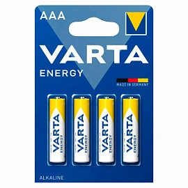 Батарейка AAA мизинчиковая Varta Energy (4 штуки в упаковке, 4103213414)
