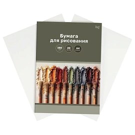 Папка для рисования А4, BG "Палитра", 20л., 160г/м2