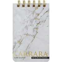Блокнот Bruno Visconti Cute Journal Carrara А6 100 листов разноцветный в линейку на спирали