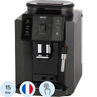 Кофемашина с капучинатором Krups EA910810 чёрная