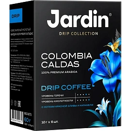 Кофе молотый в дрип-пакетах Jardin Colombia Caldas 60 г (6 штук в упаковке)