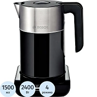 Чайник электрический Bosch TWK8613P чёрный