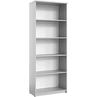 Стеллаж для документов Комус Мебель Easy One 908842 (серый, 768х370х1997 мм)