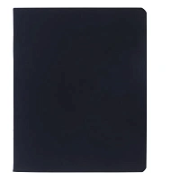Тетрадь А5, 48 л., HATBER скоба, линия, Soft-touch ламинация, СОЛО "Черный бархат", 092752, 48Т5лВ2