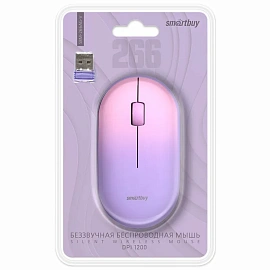 Мышь беспроводная SmartBuy 266AG фиолетовая (SBM-266AG-V)