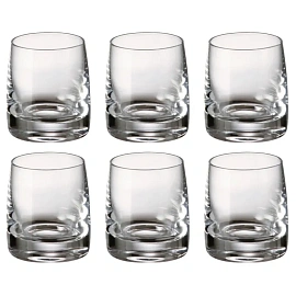 Набор стопок Crystal Bohemia Pavo стеклянные 60 мл (6 штук в упаковке)