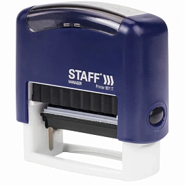 Штамп стандартный STAFF "ОПЛАЧЕНО", оттиск 38х14 мм, "Printer 9011T", 237421