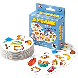 Настольная игра Русский стиль Дублик Корги на прогулке