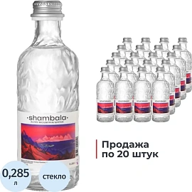 Вода минеральная Шамбала Горная столовая негазированная 0.285 л