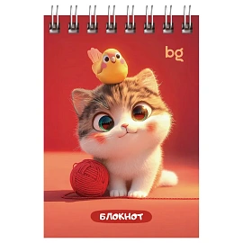 Блокнот А7 40л. на гребне BG "Микс