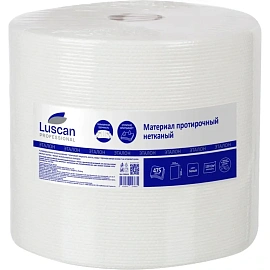 Материал протирочный нетканый в рулоне Luscan Professional W1 475 листов 31.5x34 см белый 1-слойный 110 г/кв.м