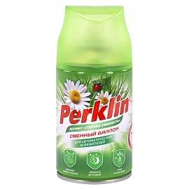 Сменный баллон 250 мл PERKLIN (ПЕРКЛИН) "Лесная свежесть", для автоматических освежителей, универсальный, 609799