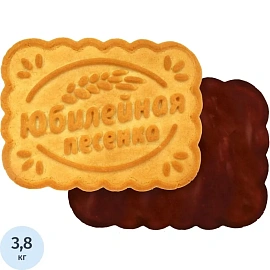 Печенье сахарное в глазури Дымка Юбилейная песенка 3.8 кг