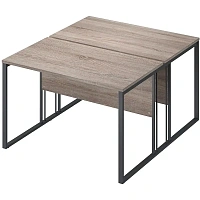 Рабочая станция K-Loft 241S017 (дуб сонома тёмный/чёрный, 1180х1370х752 мм)