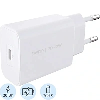 Сетевое зарядное устройство Pero TC33 20 Вт (4673759571273)