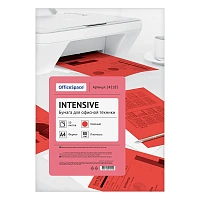 Бумага цветная OfficeSpace "Интенсив", А4, 80г/м2, 50л. (красный)