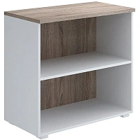 Стеллаж K-Loft 241H004 (дуб сонома тёмный/белый, 786х420х738 мм)