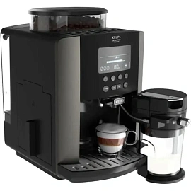 Кофемашина с капучинатором Krups EA819E10 чёрная