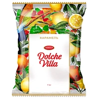 Карамель леденцовая АЗОВСКАЯ "Дольки" ассорти "Dolche Villa", 1000 г, М292