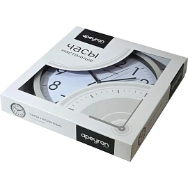 Часы настенные кварцевые Apeyron ML7120 металл 30x30x5 см