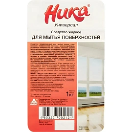 Средство моющее универсальное 1 кг, НИКА "Универсал", жидкое
