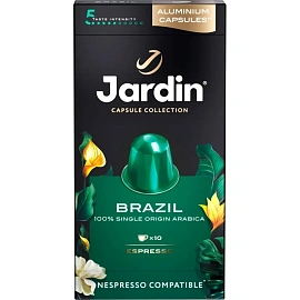 Кофе в капсулах для кофемашин Jardin Brazil (10 шт. в упаковке)