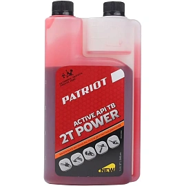 Масло моторное минеральное Patriot Power Active двухтактное для двигателей с дозатором 0.946 л (850030568)