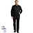 Костюм рабочий летний мужской Альфа чёрный (размер 112-116 (56-58), рост 182-188)