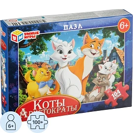 Пазл Умные игры Коты аристократы 104 детали