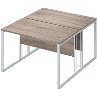 Рабочая станция K-Loft 241S017 (дуб сонома тёмный/белый, 1180х1370х752 мм)