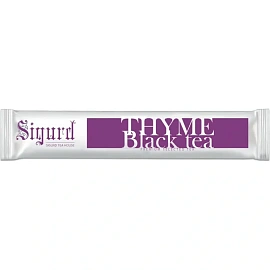 Чай чёрный Sigurd Thyme Black 100 стиков