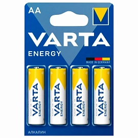 Батарейка AA пальчиковая Varta Energy (4 штуки в упаковке, 4106213414)