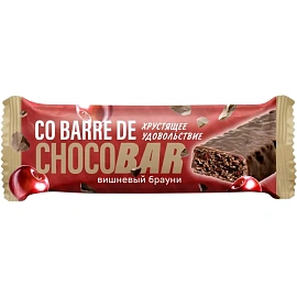 Батончик Co barre de Chocolat Вишнёвый брауни (16 штук по 31 г)