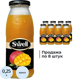 Нектар Swell манговый с мякотью 0.25 л