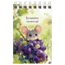 Блокнот А7 40л. на гребне BG "Пушистые друзья
