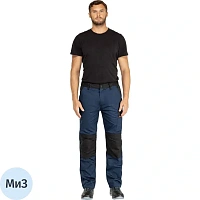 Брюки рабочие летние мужские Delta Plus MACH1 Range синие (размер 96-100 (48-50), рост 172-180)