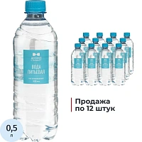 Вода питьевая Деловой Стандарт негазированная 0.5 л