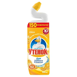 Средство для сантехники Туалетный Утенок 5 в 1 цитрусовый 900 мл