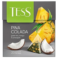 Чай зелёный Tess Pina Colada 20 пакетиков (манго, ананас)