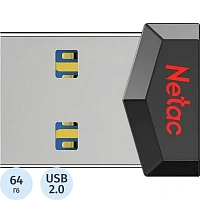Флешка USB 2.0 64 ГБ Netac UM81 (NT03UM81N-064G-20BK)