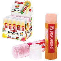 Клей-карандаш BRAUBERG "Fresh Zone", 15 г, 227971