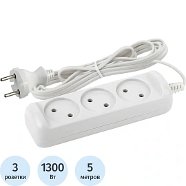 Удлинитель Эра UX-3-5m(M) 3 розетки 5 м