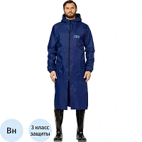 Плащ влагозащитный Waterproof Line Poseidon-ПЛ полиэфир с ПВХ покрытием на молнии синий (размер 96-100 (48-50), рост 182-188)